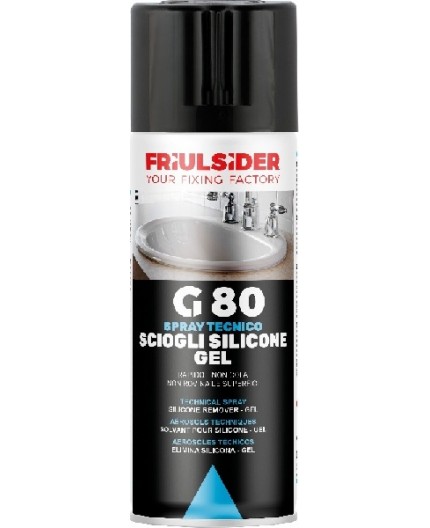 FRIULSIDER G80  Spray tecnico - SCIOGLI SILICONE GEL