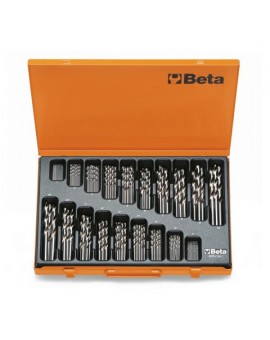 BETA 412/C150 | Serie di 150 punte rettificate lucide in valigetta metallica